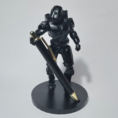 Halo Master Chief Pen Holder | Gamer Desk Ornament | Sci-Fi Office Decor | Gift for Halo Fans | Desk Organizer