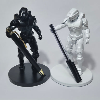 Halo Master Chief Pen Holder | Gamer Desk Ornament | Sci-Fi Office Decor | Gift for Halo Fans | Desk Organizer