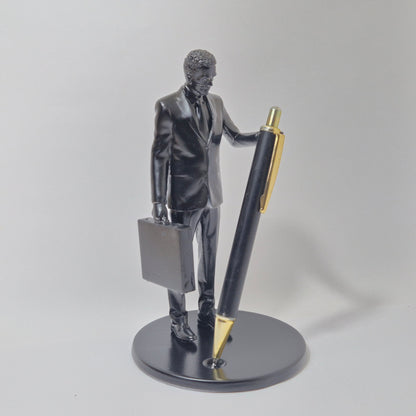 Half-Life G-Man Pen Holder | Creepy Desk Organizer | Gamer Office Decor | Sci-Fi Gift for Half-Life Fans | Gman