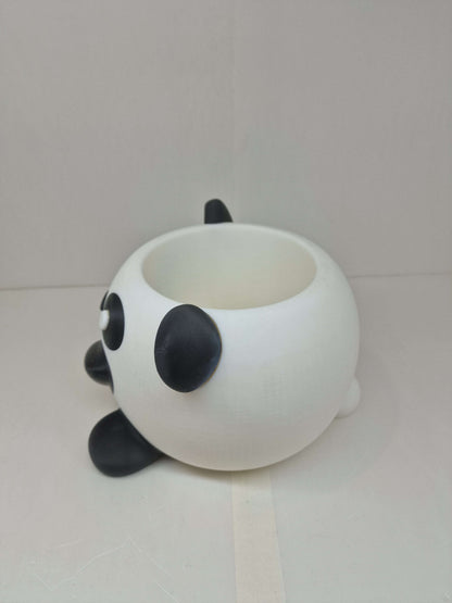 Panda Plant Pot – 3D Printed Succulent Planter | Cute Desk & Shelf Decor | Gift for Plant Lovers