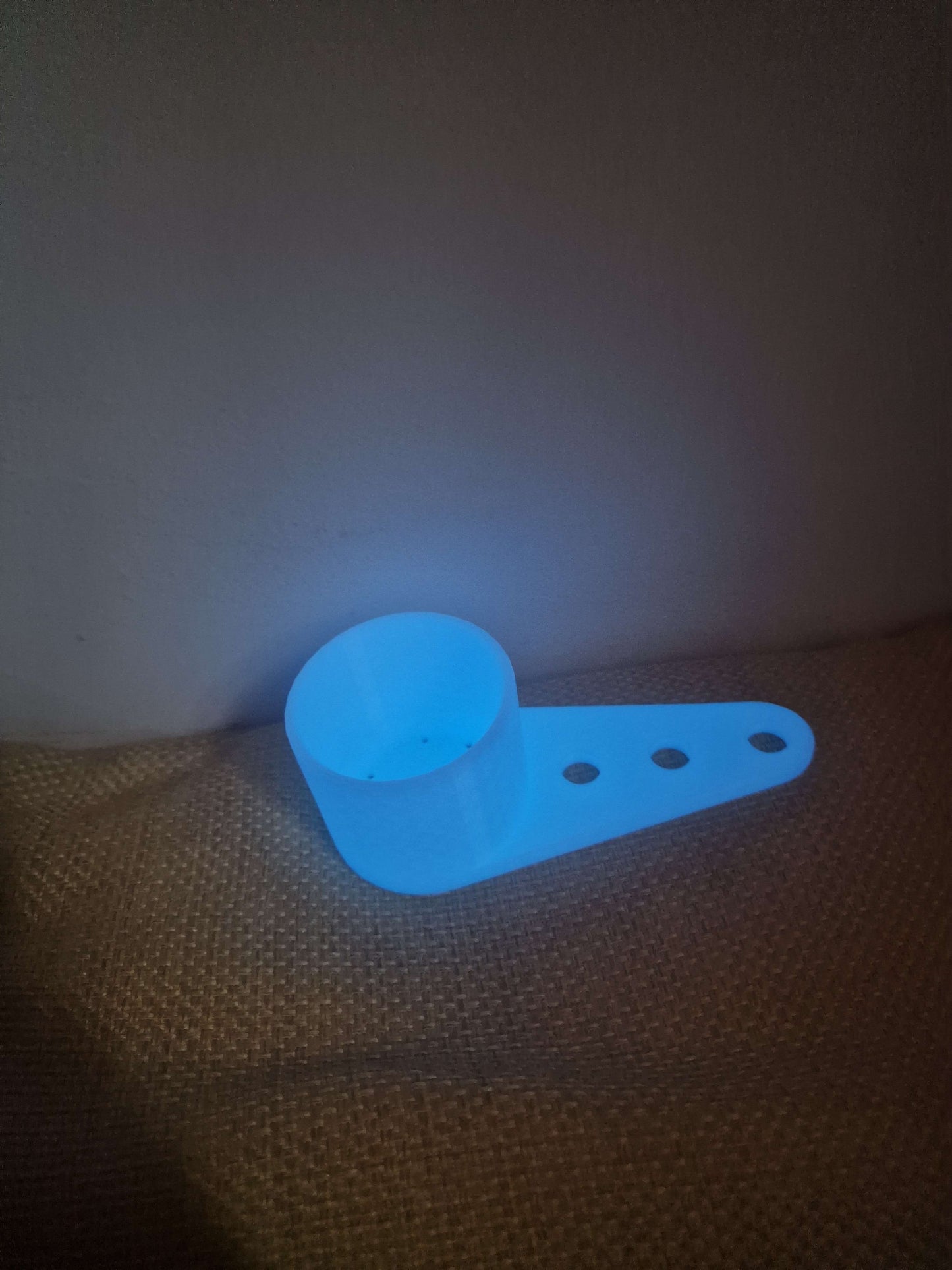 Tackle rod Butt Cup Rod support Rod retention Rod rest Carp Fishing (Glow in the dark)
