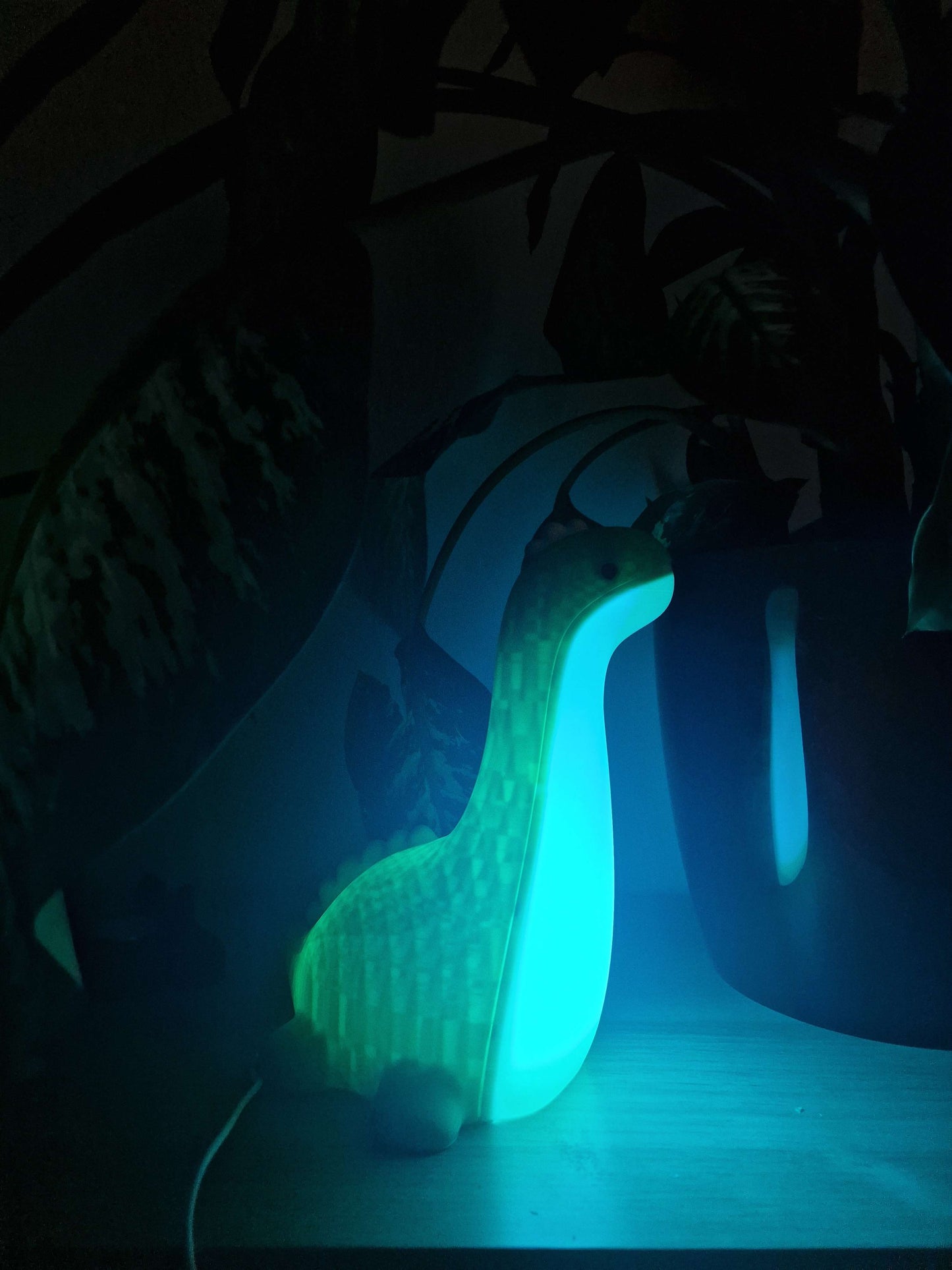 Cute Dinosaur Lamp - Kids Room Decor | Personalised LED Night Light | Gift for Dinosaur Lover | Nursery Lamp | Birthday Gift