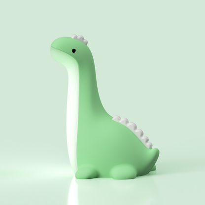 Cute Dinosaur Lamp - Kids Room Decor | Personalised LED Night Light | Gift for Dinosaur Lover | Nursery Lamp | Birthday Gift
