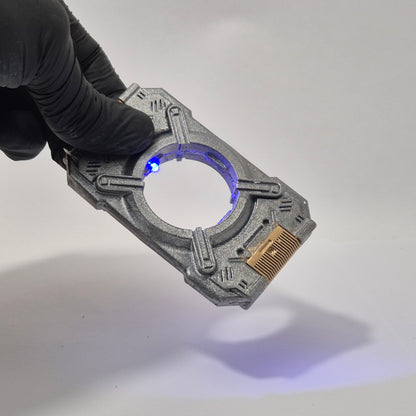 Halo Cortana Chip Replica with LED Light | 3D Printed Masterpiece for Gamers and Collectors